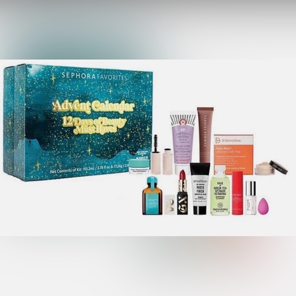 Sephora Favorites Holiday Advent Calendar Set 12 Days Of Beauty Christmas 2023 - Picture 2 of 3